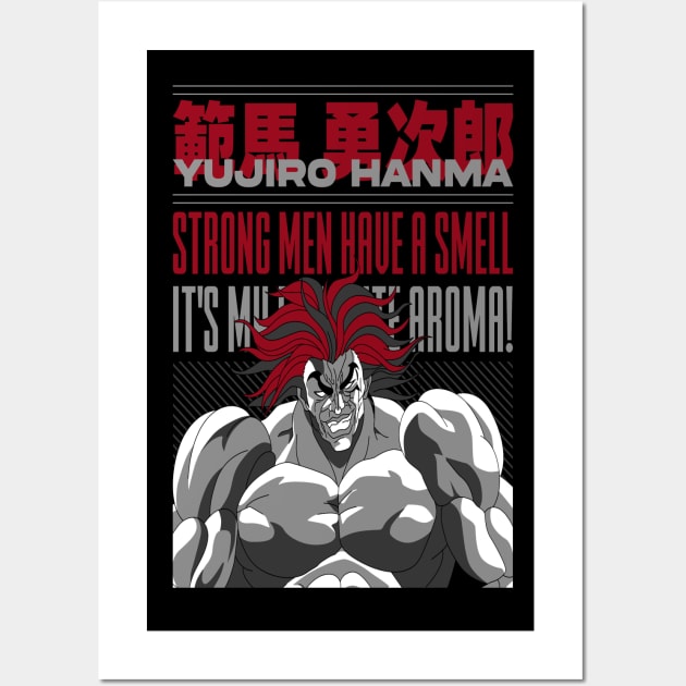 Yujiro Hanma Wall Art by NightHunter